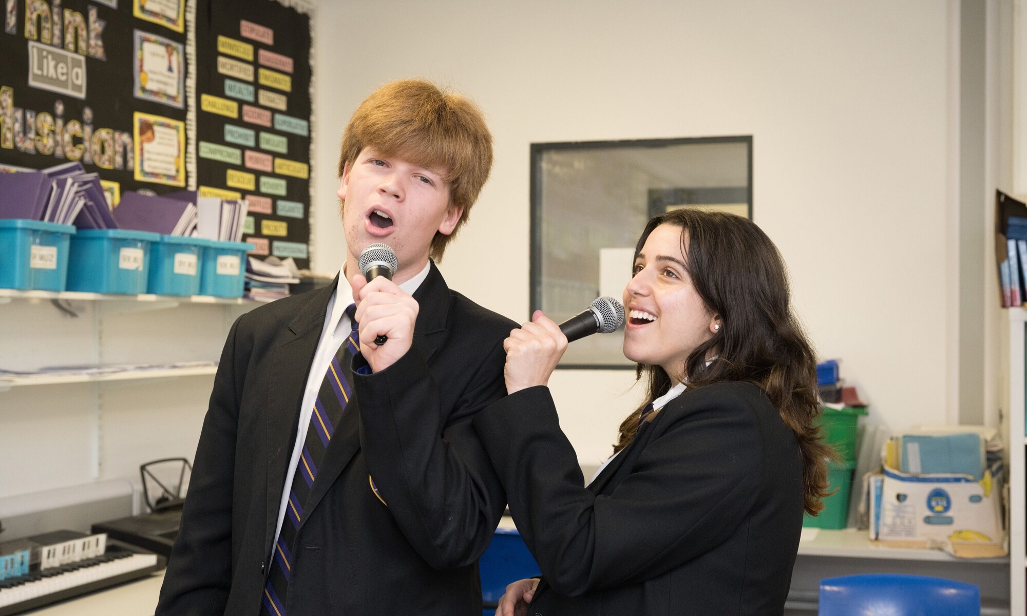 Harrogate High School Students in Music Class